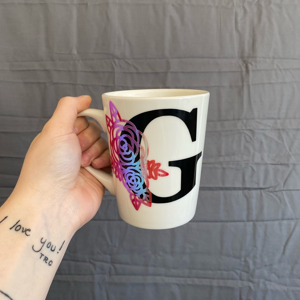 Personalized initial mug!